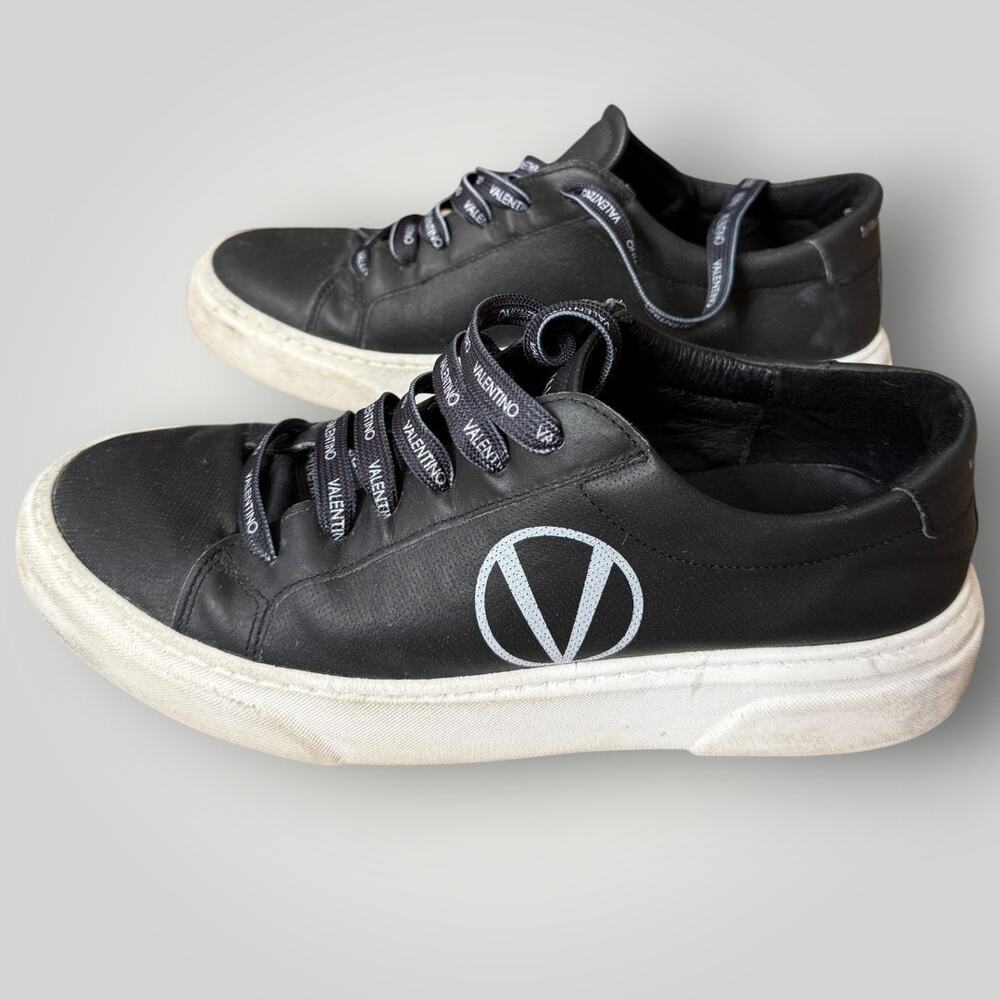 VALENTINO Leather Platform Sneakers Mens sz 9